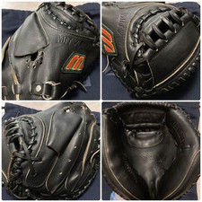 Red View Adult Soft Catcher's Mitt Baseball Glove Good