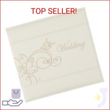 Pioneer Photo Albums Scrapbook,Ivory,Clear,White