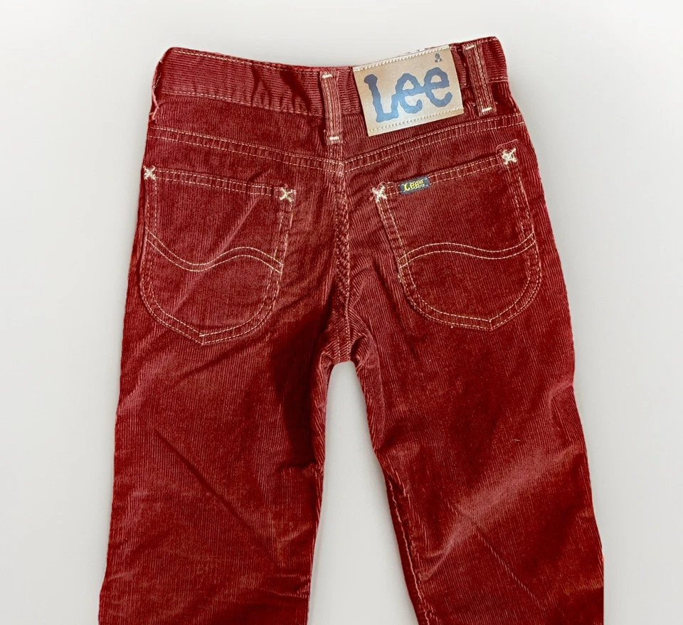 Pantalones de mezclilla Lee Riders vintage jóvenes 9 calce relajado 22x22 pana oxidada hechos en EE. UU. Foto 3 de 4