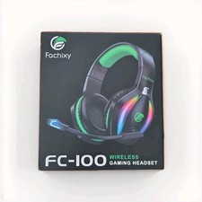 Fachixy wireless Gaming Headset mit Mikrofon ...