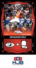 2025 UNO Elite Alt Jerseys Edition - Red Devaughn Vele #176 Denver Broncos