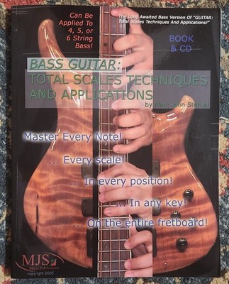 Bass Guitar: Total Scales Techniques And Applications - Paperback - With CD