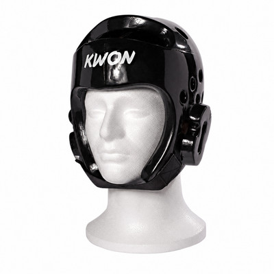 Kopfschutz PU von KWON. Taekwondo / Schwarz Größe L NEU