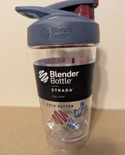 Brand New Strada Blender Bottle 24 oz with tags, whisker included 