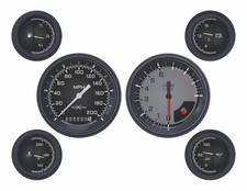 Ax01gblf Classic Instruments Autocross Gray Six Gauge Set Ax01gblf Classic Instruments Autocross Gray Six Gauge Set