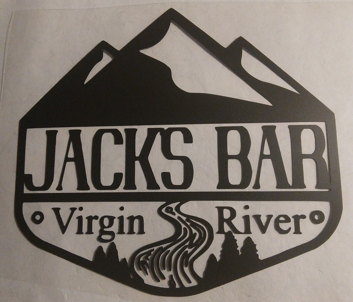 Jacks Bar Virgin River Decal eBay