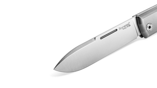 LionSTEEL BestMan BM2 Folding Knife 2.88" M390 Steel Blade Ebony Wood Handle - Picture 3 of 3