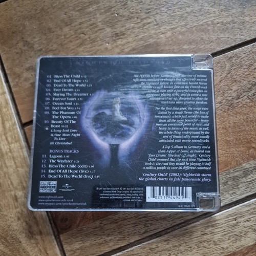 RARE ETCHED AUTOS 2007 CD NIGHTWISH CENTURY CHILD 15 tracks - Picture 3 of 3