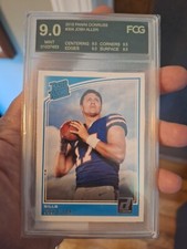 2018 Panini Donruss Rated Rookie Josh Allen #304 FCG 9.0 Rookie RC