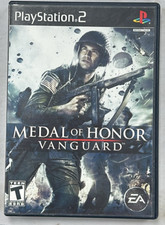 Medal of Honor: Vanguard (Sony PlayStation 2, 2007) (B118-20) NO manual