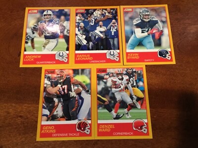 2019 SCORE YOU PICK GOLD PARALLELS LUCK BRADY SP ROOKIES REVISED 7/7/20