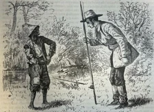 1877 Fishing Pan Fish Angling