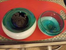 Set 2 Vasi Vetro Di Murano Vintage