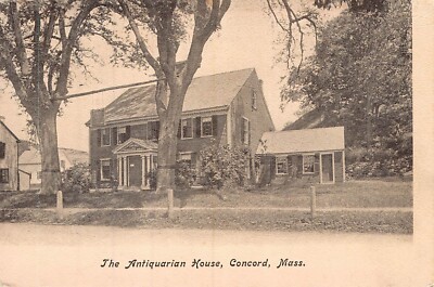 Concord Massachusetts ~ Der Antiquar Haus ~ 1900s Edith Ein Buck Foto Postkarte