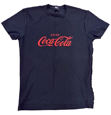 $490 D&G Dolce & Gabbana Short Sleeve T-Shirt Coca-Cola Black Red