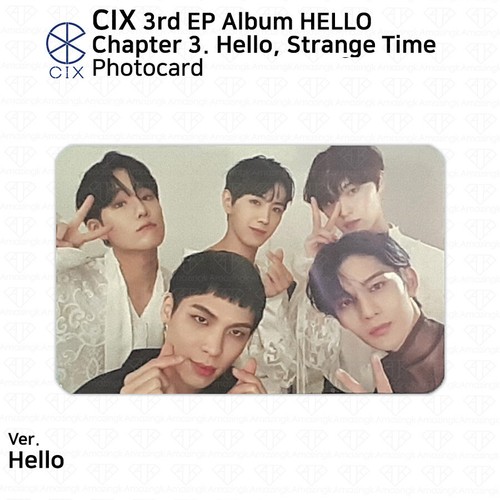 CIX 3rd EP Album Hello Chapter 3 Strange Time Official Photocard KPOP K-POP - Picture 4 of 42