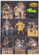 1994-95 Ted Williams Co. Co-Op 9 Card Insert Set w/ Jason Kidd RC + More