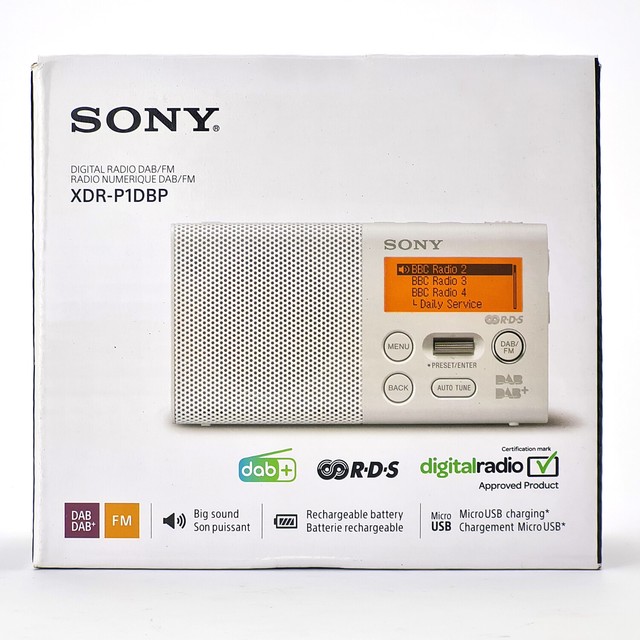 Sony XDRP1DBP DAB/DAB+/UKW Taschenradio Weiß (XDRP1DBPW.CE7) günstig