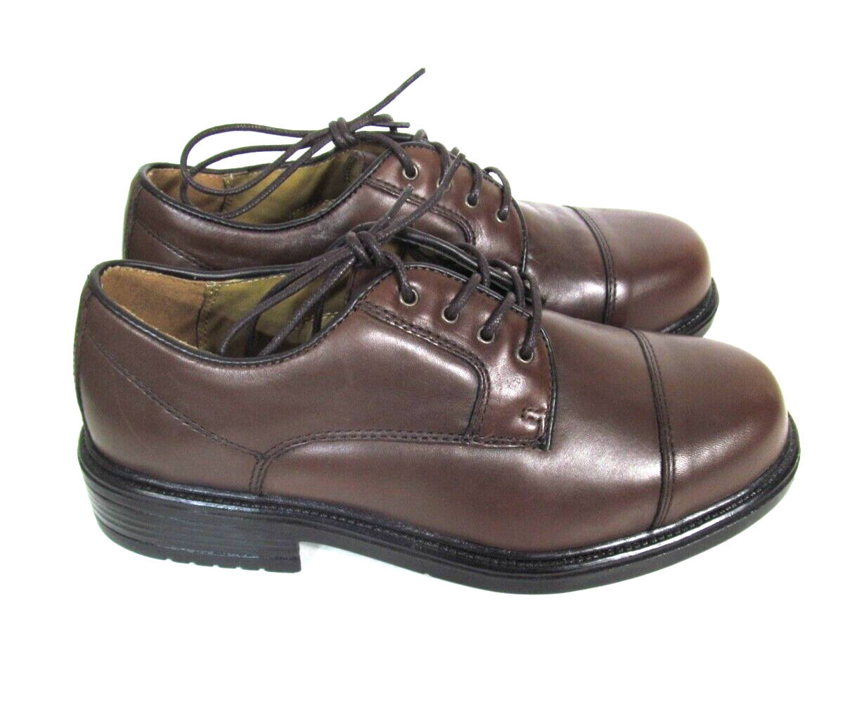 SAOLA Scarpe eleganti NUNN BUSH NUOVE SENZA ETICHETTE da uomo 8 W marroni in pelle stringate punta a punta Oxford 81102 02