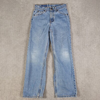 Vintage Orange Tab Levis 562 Loose Fit Regular Teen Size 12 Blue