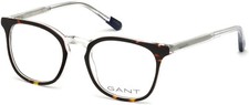 GANT GA3164 Tortoise/Clear 056 Plastic Round Optical Eyeglasses Frame 49-19-140