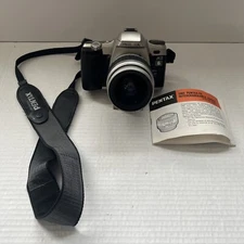 Pentax MZ6 35mm SLR Film Camera With Pentax 28-90 Zoom Lens Strap Japan Tested