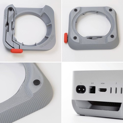 3D Printing Computer Base Dustproof Host Accessories Bracket for Macmini M4 - Bild 11 von 17