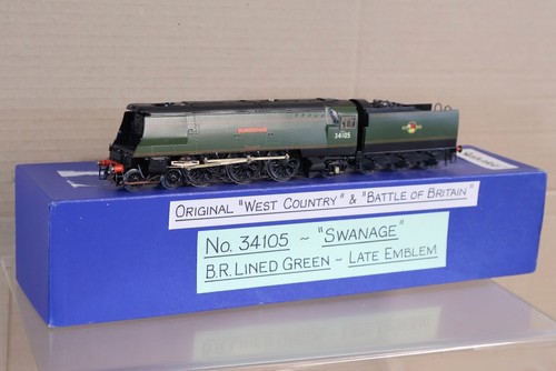 WESTWARD BAUSATZ GEBAUT BR 4-6-2 BATTLE of BRITAIN LOK 34105 SWANAGE om | Zustand: Used