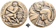 1982 CREMONA Ricordo Fondazione 218 a.C.  Medaglia Ercole Priori
