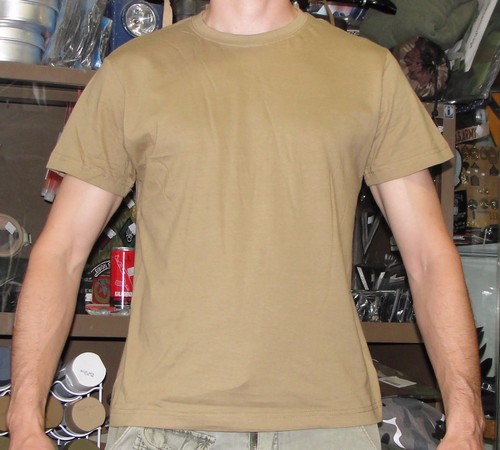 T-shirt french army beige tan sand 