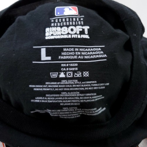 Camiseta MLB mercancía genuina para hombre grande L negra Baltimore Orioles 100 % algodón - Imagen 10 de 10