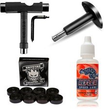 Spitfire Cheapshot Bearings w/Reflex Speed Lube, Puller  Unit Skateboard Tool