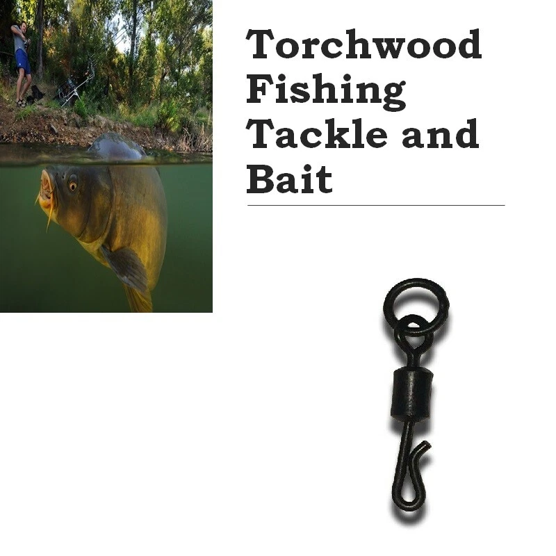 20 x SIZE 11 Quick change ring swivels Ronnie chod carp fishing rigs UK seller - Image 3 of 4