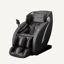 Zero Gravity Full Body Massage Chair, SL-Track Shiatsu, Foot Rollers, Black