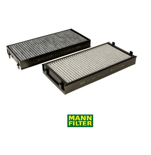 For BMW E70 E71 Cabin Air Filter Set for Fresh Air Activated Charcoal