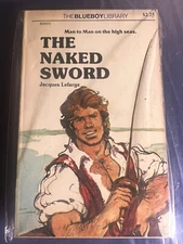 THE NAKED SWORD 1976 VINTAGE PULP NOVEL GAY INTEREST BLUEBOY LIBRARY 80001 NICE