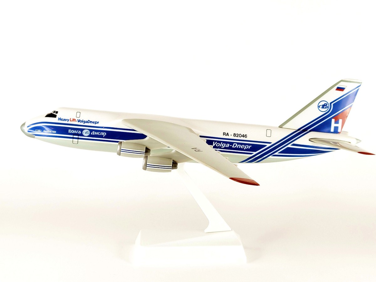 航空機・ヘリコプター Volga-Dnepr An-124-100 1/400 Antonov AN-124-100 Volga Dnepr Airlines Russia Ruslan Model