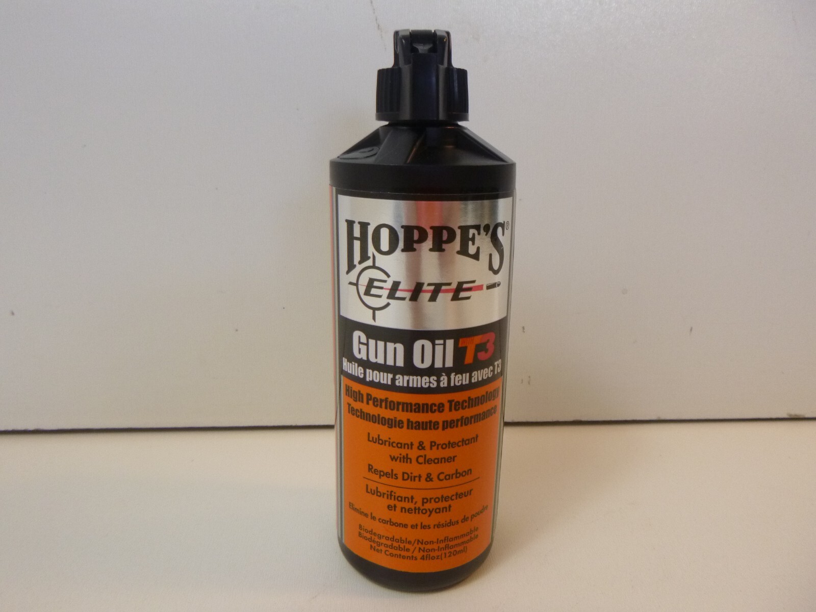 Hoppe's Elite Gun Oil T3 4 oz (120 ml) Bottle Lubricant Protectant w