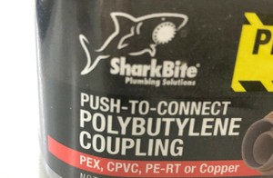 polybutylene sharkbite coupling push conversion