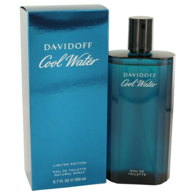 Cool Water By Davidoff Eau De Toilette Spray 6.7 Oz (men) 459945 Fragrance