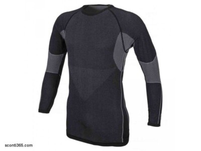 CMP Maglia intima Seamless,uomo, Campagnolo colore (Nero)