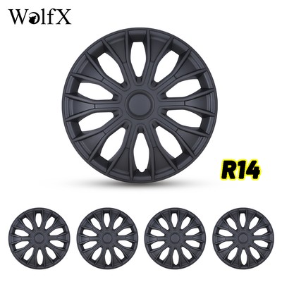 14 Set Of 4PCS Wheel Covers Snap On Full Hub Caps fit R14 Tire
