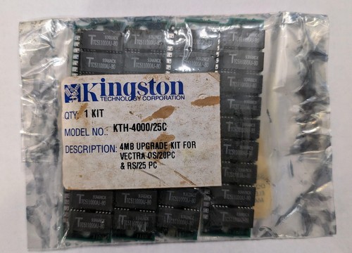 Vintage Kingston 1MB KTM-1000S KTM-4000S Memory 30-Pin 9-Chip SIMM Ram 4 pack - Picture 2 of 3
