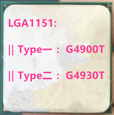 INTEL G4900T G4930T LGA1151 Desktop CPU