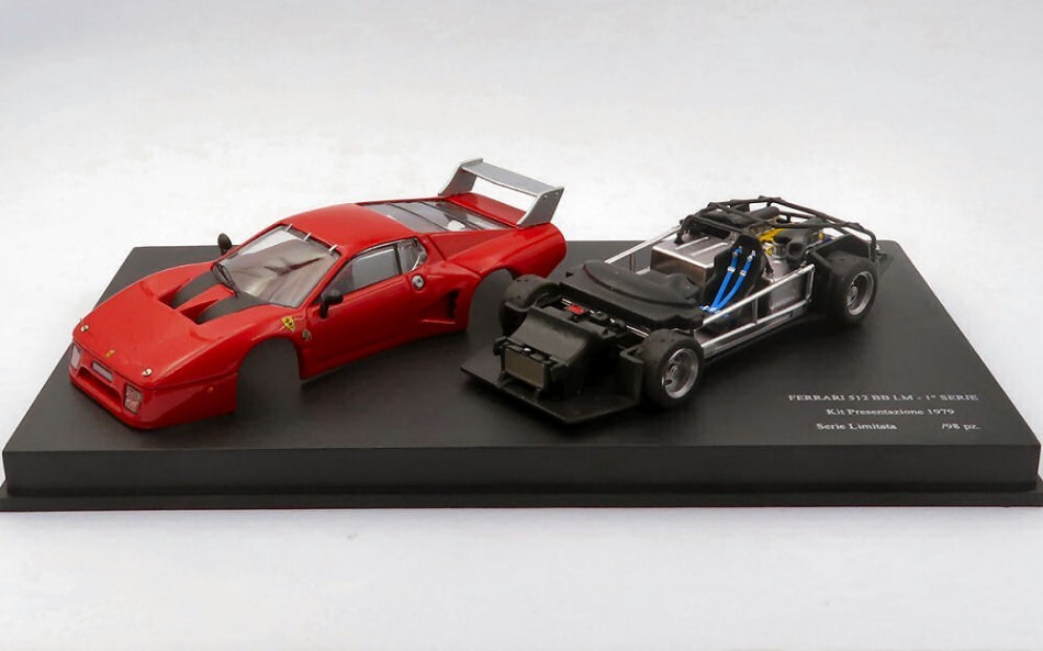 Modellino auto scala 1:43 Best FERRARI 512 BB PRESENTAZIONE 1979 modellismo s...