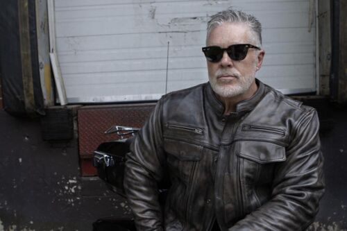 Milwaukee Leather MLM1508 Men's Distressed Brown Leather Motorcycle Jacket - Picture 7 of 18