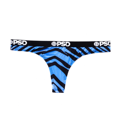 PSD Underwear Womens Zebra Neon - Thong Moisture Wicking size XS