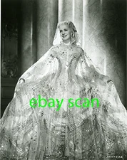 NORMA SHEARER 8x10 Lab Photo 1930s STUNNING ELEGANT GOWN PORTRAIT