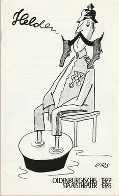 Programmheft George Bernard Shaw HELDEN Oldenburgisches Staatstheater 1978