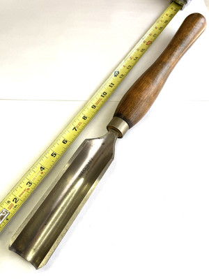 Vintage Wood Lathe Chisel Gouge 1-1/2  WOODCRAFT HSS
